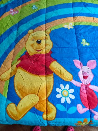 Trapunta invernale 1 piazza Winnie the Pooh nuova