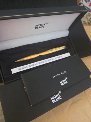 Bolígrafo Montblanc Meisterstuck Metal 3 Au