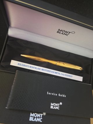 Bolígrafo Montblanc Meisterstuck Metal 3 Au