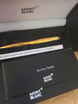 Bolígrafo Montblanc Meisterstuck Metal 3 Au