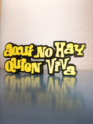 Letrero Aqui no hay quien viva o La que se avecina