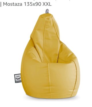 HAPPERS Puff Pera para Salón y Dormitorio