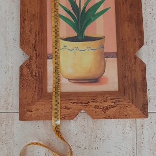 Pack 2 Cuadros Vintage Madera Rústica Flores