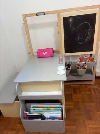 Escritorio Pizarra Infantil Madera