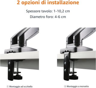 Supporto Doppio Braccio Monitor