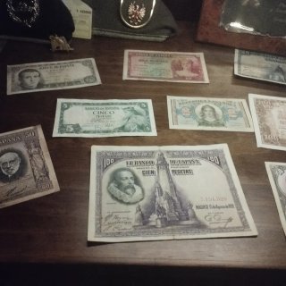 Lote de 16  Billetes Españoles Antiguos Pesetas