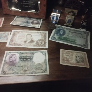 Lote de 16  Billetes Españoles Antiguos Pesetas