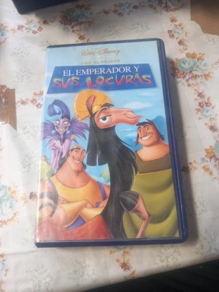 VHS El Emperador y sus Locuras Disney