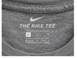 Camiseta Nike Gris Talla L