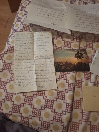 Cartas vintage manuscritas
