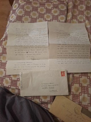 Cartas vintage manuscritas