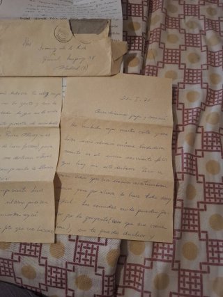 Cartas vintage manuscritas