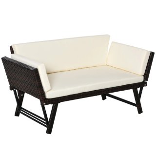 Divano in rattan 2 posti convertibile