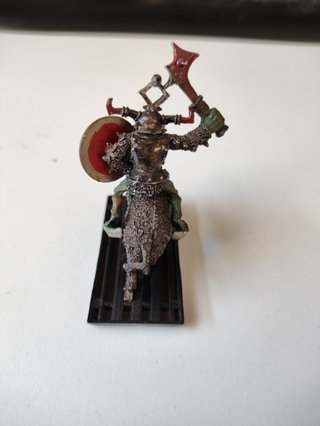 Orco en Jabalí Metal Warhammer Antiguo grunta