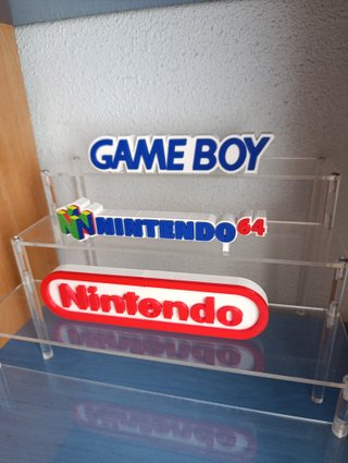 Letreros Nintendo, Game Boy o Nintendo 64