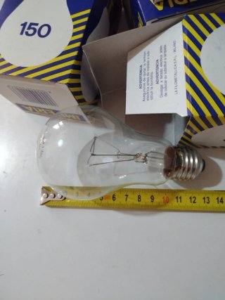 Lotto 8 Lampadine Incandescenza 150W E27