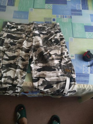 Pantalón corto militar camuflaje
