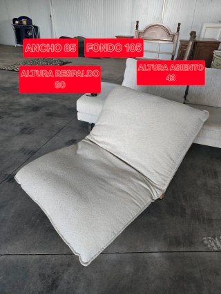 Sillón / Puff Beige ☎️683469031☎️