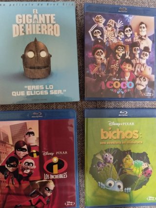 Lote 8 Películas Animación