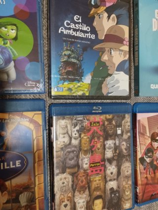 Lote 8 Películas Animación