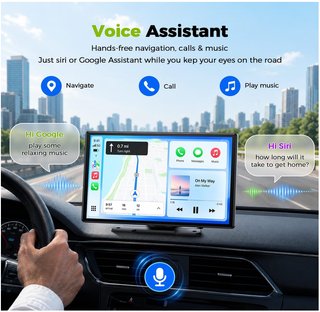 Pantalla CarPlay 9 Inalámbrica Coche
