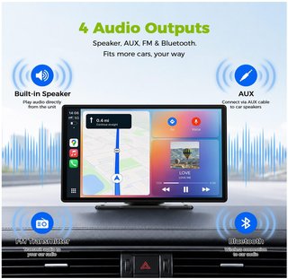 Pantalla CarPlay 9 Inalámbrica Coche