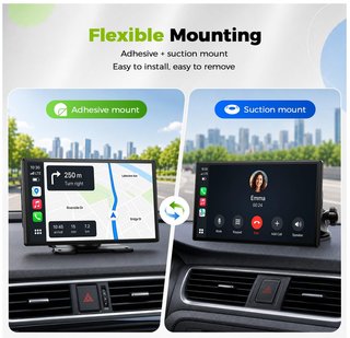 Pantalla CarPlay 9 Inalámbrica Coche