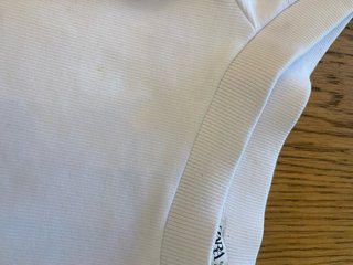 Top Zara blanco manga corta