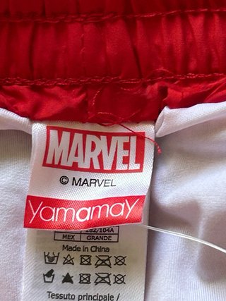 Costume Uomo Iron Man Rosso Nuovo
