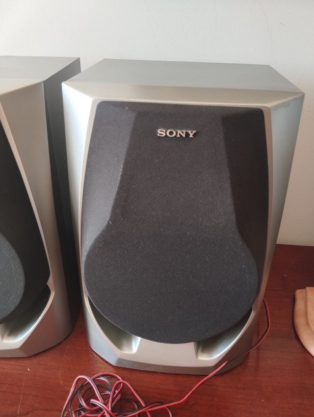 Par Colunas Sony SS-RXD3E Prata/Cinzento e Preto