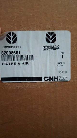 Filtro de aire original New Holland CNH 82008601