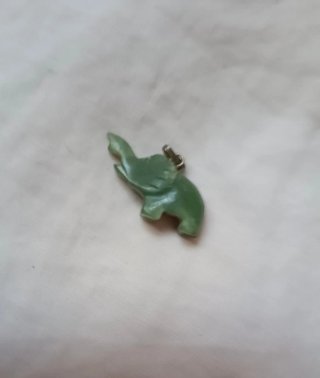 Colgante Elefante Jade para Pulsera