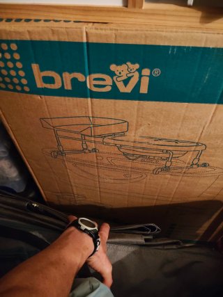 Bañera cambiador Brevi sobre bañera