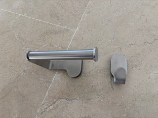 Soporte rollo y toalla Ikea metal