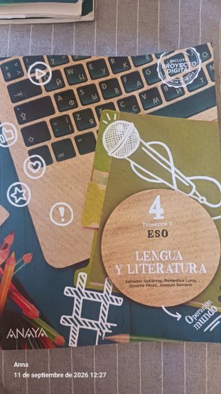LENGUA Y LITERATURA  ANAYA 1.2.3