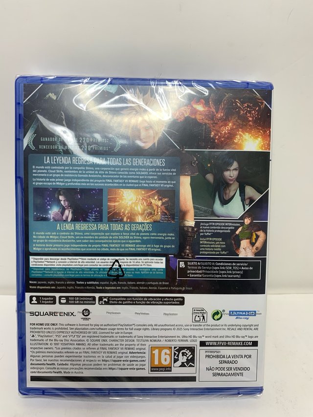 Final Fantasy VII Remake Intergrade PS5