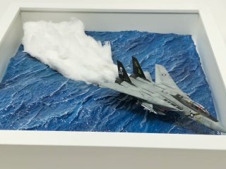 Maqueta Avión F-14 Tomcat Diorama
