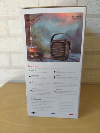 Altavoz Bluetooth karaoke  micrófono y luces LED.