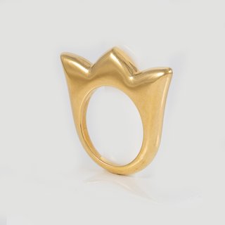 Anillo Tous Sweet Dolls tulipa de Plata Vermeil