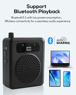 R11 Amplificador de Voz Inalámbrico con 2 Micrófon