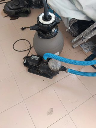 Piscina desmontable con depuradora