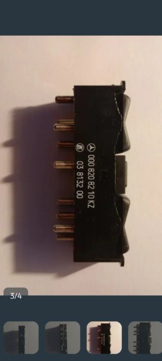 Interruptor de vidros Mercedes w123, w126,  w201.