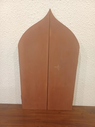Antiguo tríptico religioso