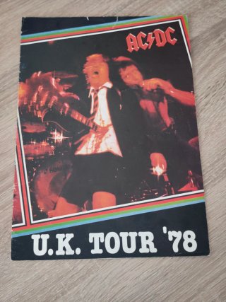 Programa Original AC/DC U.K. Tour '78