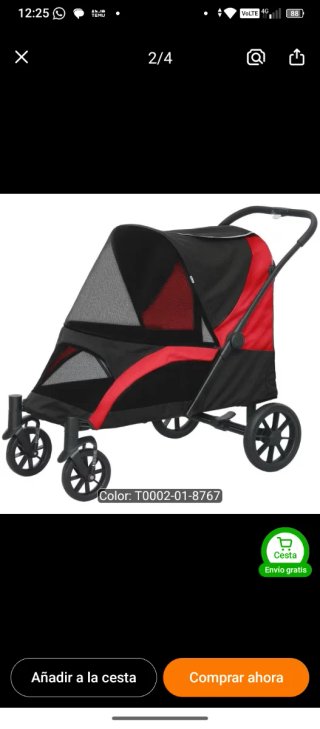 Carrito para perro grande
