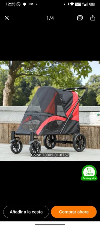 Carrito para perro grande