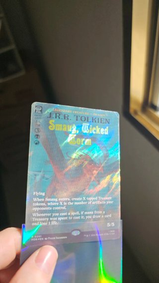 MTG Smaug, Wicked Worm Surge Foil - Inglés