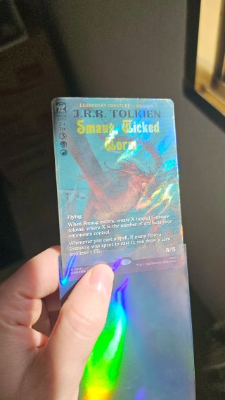 MTG Smaug, Wicked Worm Surge Foil - Inglés