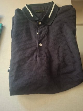 Polo Emporio Armani Negro Talla L