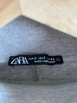 Vestido Zara Gris